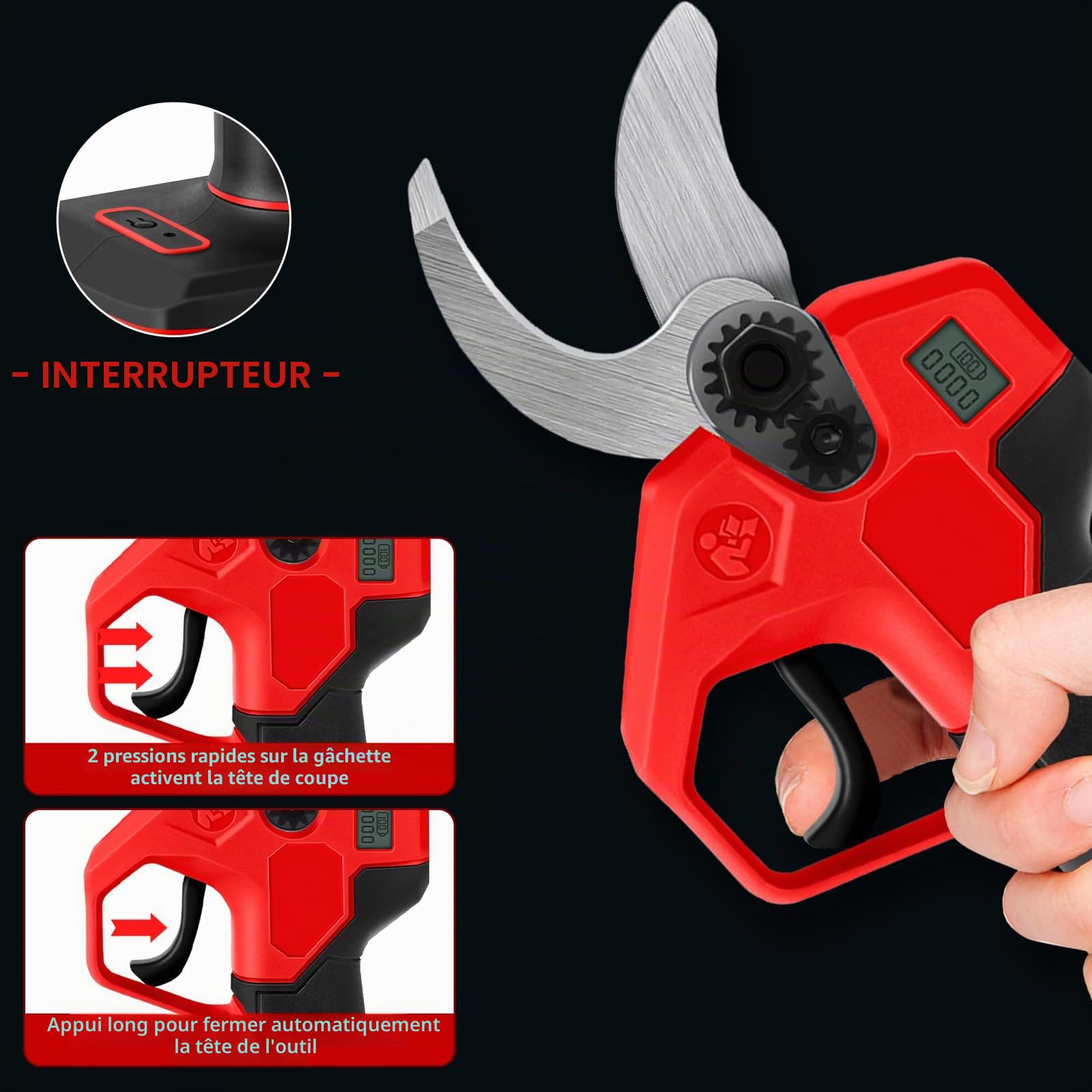 Sécateur électrique sans fil pour Milwaukee 18V (sans batterie)