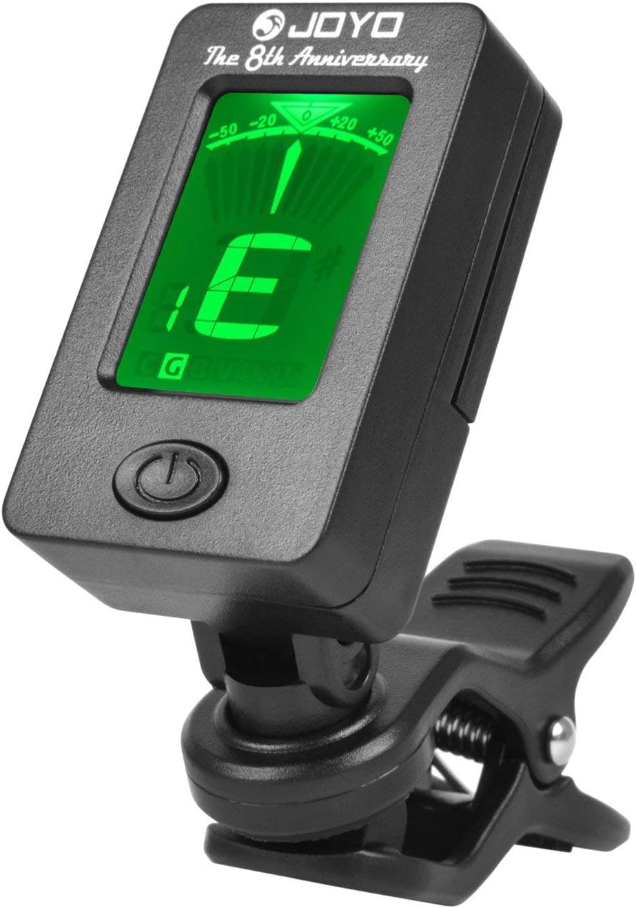 Guitar Tuner Mini Digital LCD Clip-On Tuner for Guitar Bass Violin Ukulele Musical Instrument