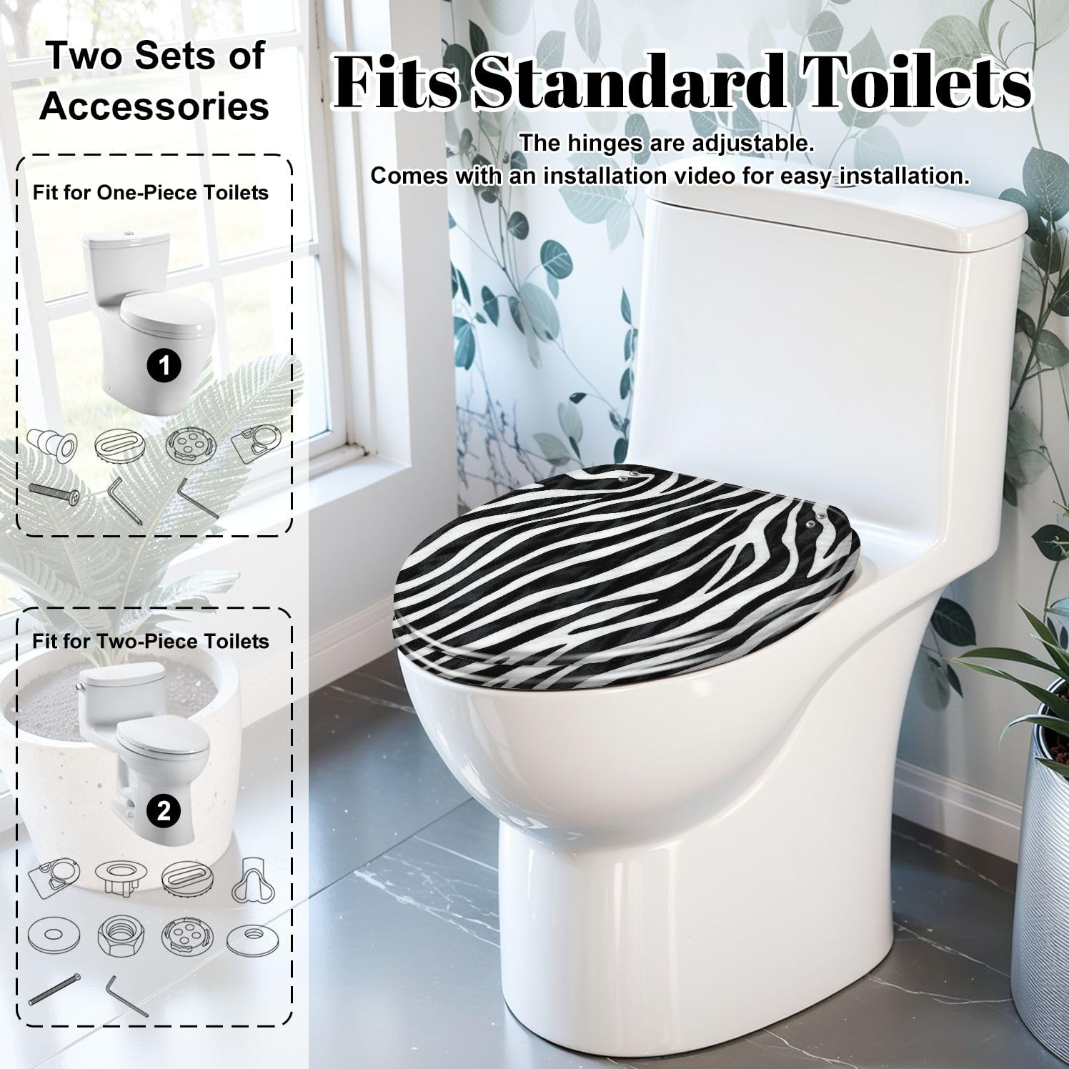 Round Toilet Seat for Bathroom