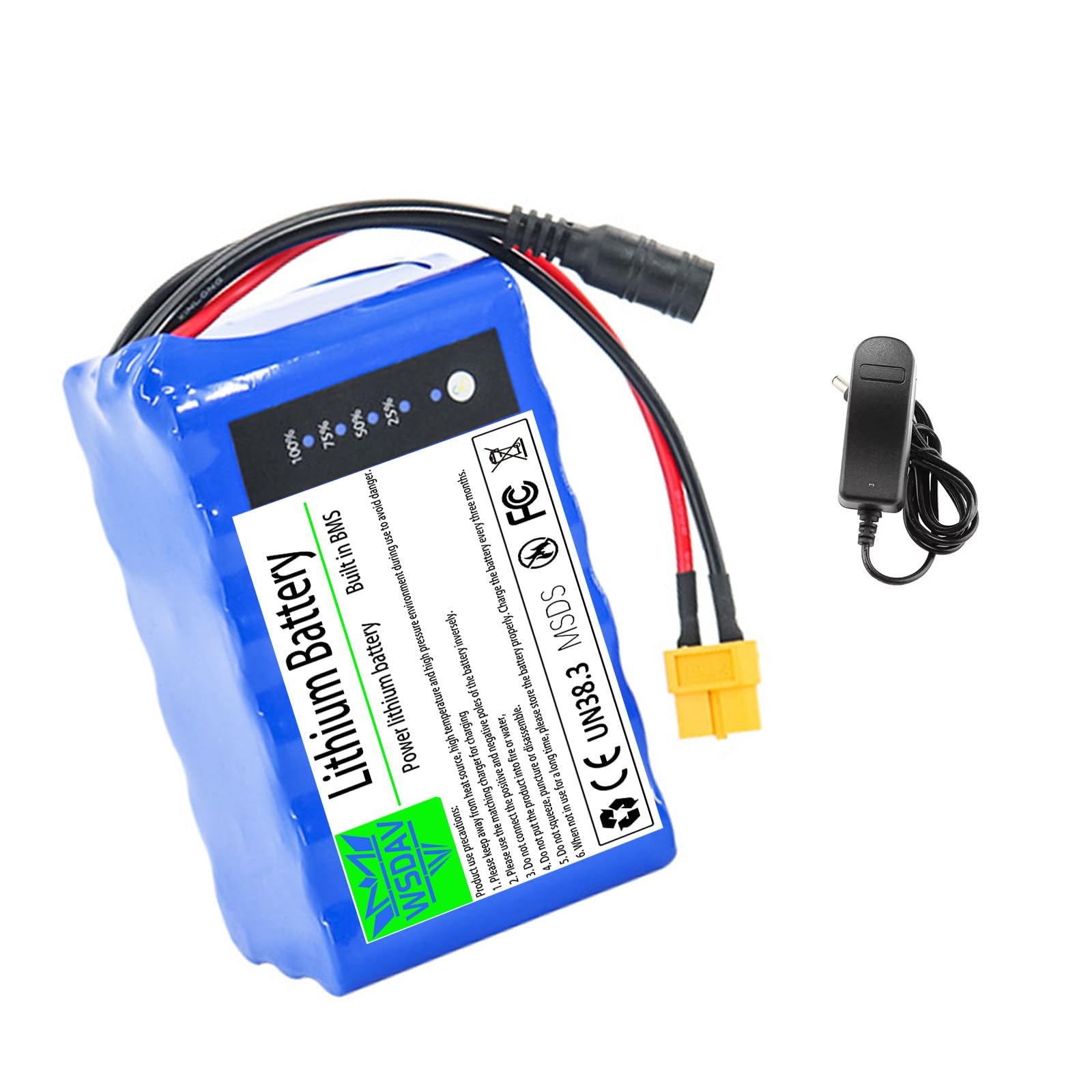 Batería de litio de 24V para barcos cebadores ideal para pescar carpas el fin de semana