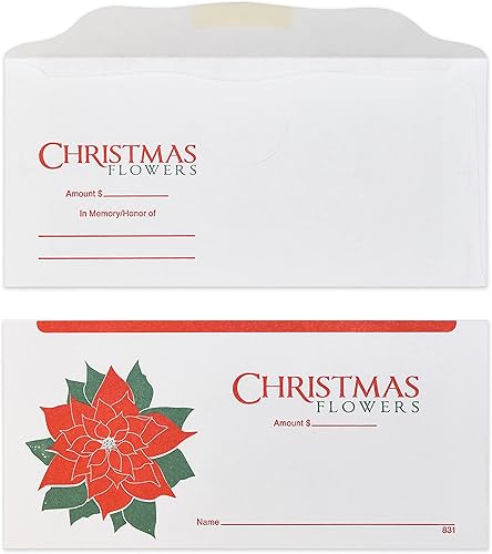 Miniatura 1 de Sobres de ofrenda de flores de Navidad para iglesia (100)
