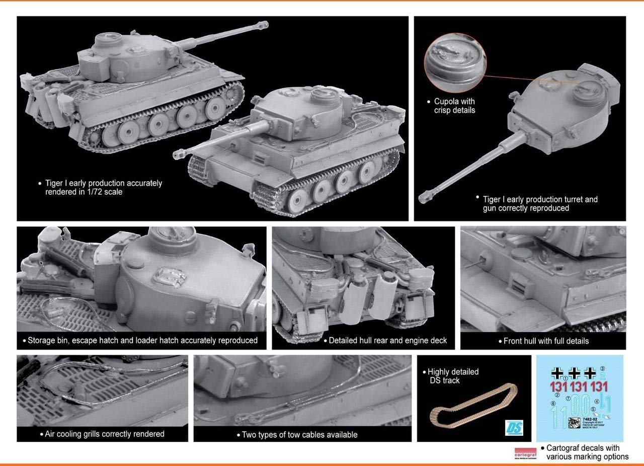 Dragon Armor 60019 Tiger I Mid Production, s.Pz.Abt.509, 1944, échelle 1/72 | eBay