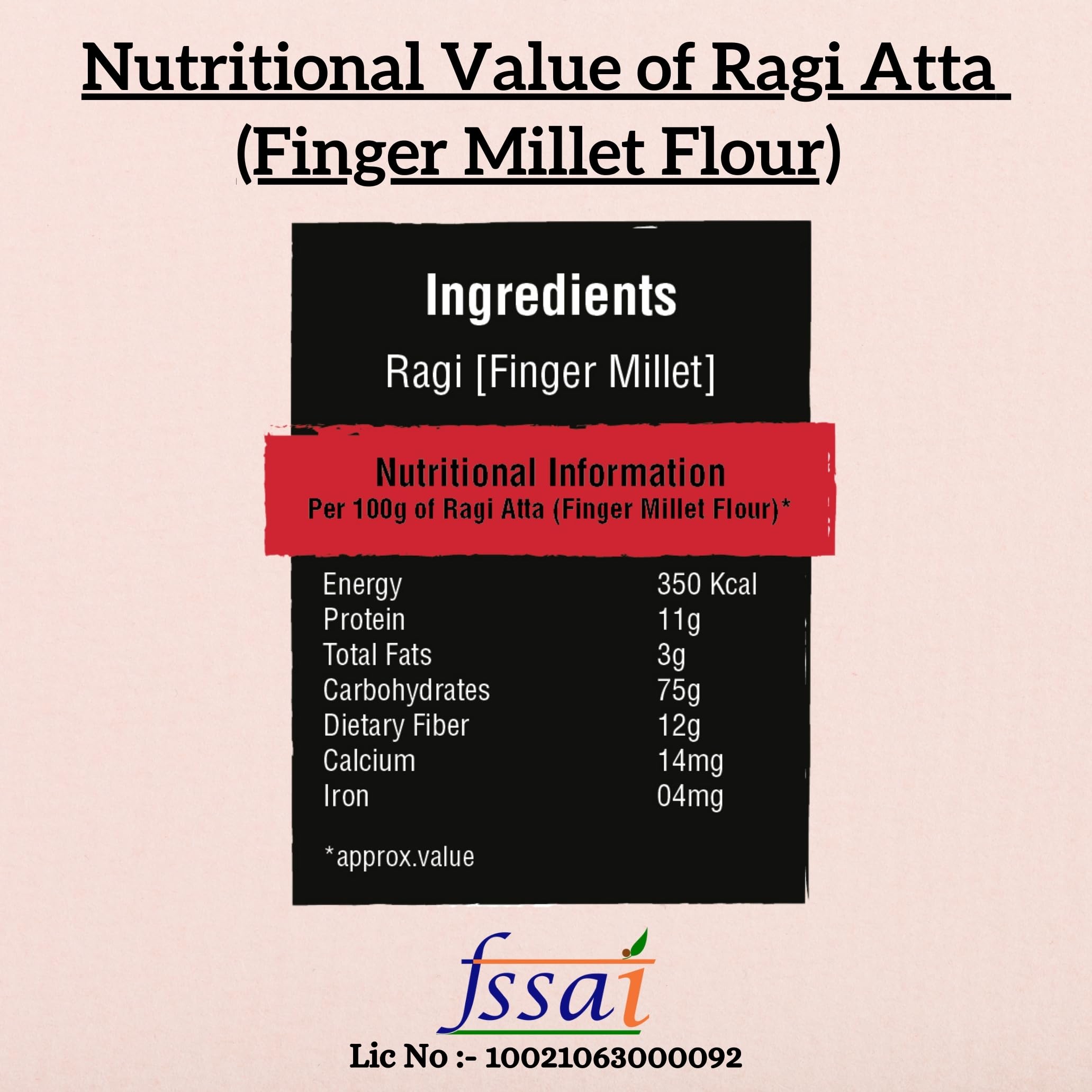 Amwel Combo of Jowar Atta 450g + Ragi Atta 450g | Sorghum Flour + Finger Millet Flour | Gluten Free Diabetic Friendly Low GI | Calcium Rich | Weight Management | For Good Health | 900g | Vacuum Packed - Image 2 thumbnail