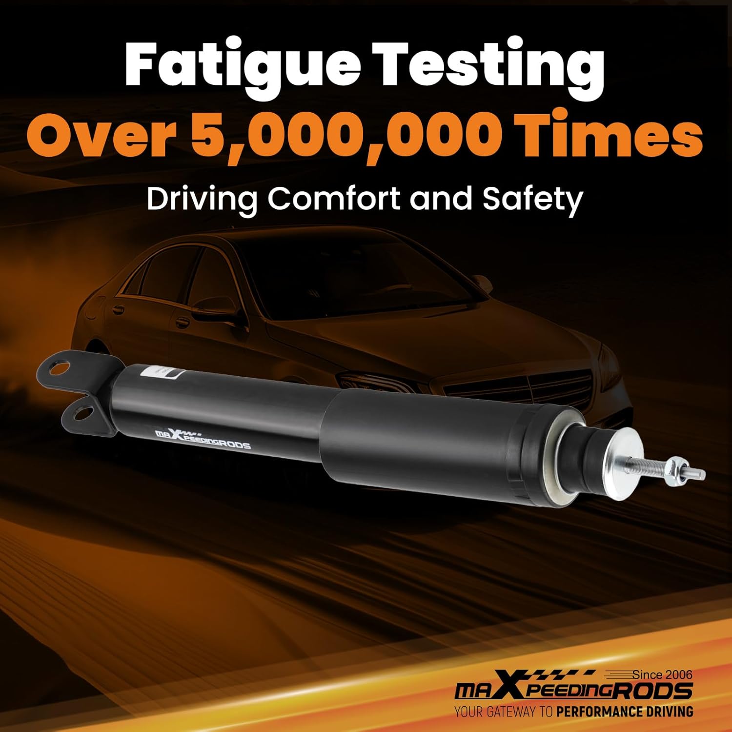maXpeedingrods Pair 22187159 Front Suspension Shocks Absorbers for Cadillac Escalade ESV 2002-2006, for Chevrolet Avalanche 1500 03-06, for Suburban 1500 Tahoe 00-06