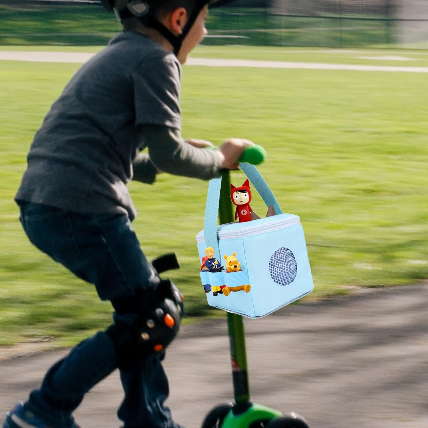 Annmore Carrying Case for Toniebox, Storage Organizer for Audio Player and Figures, Compatible with Version 1 and 2 (Blue) - Image 6