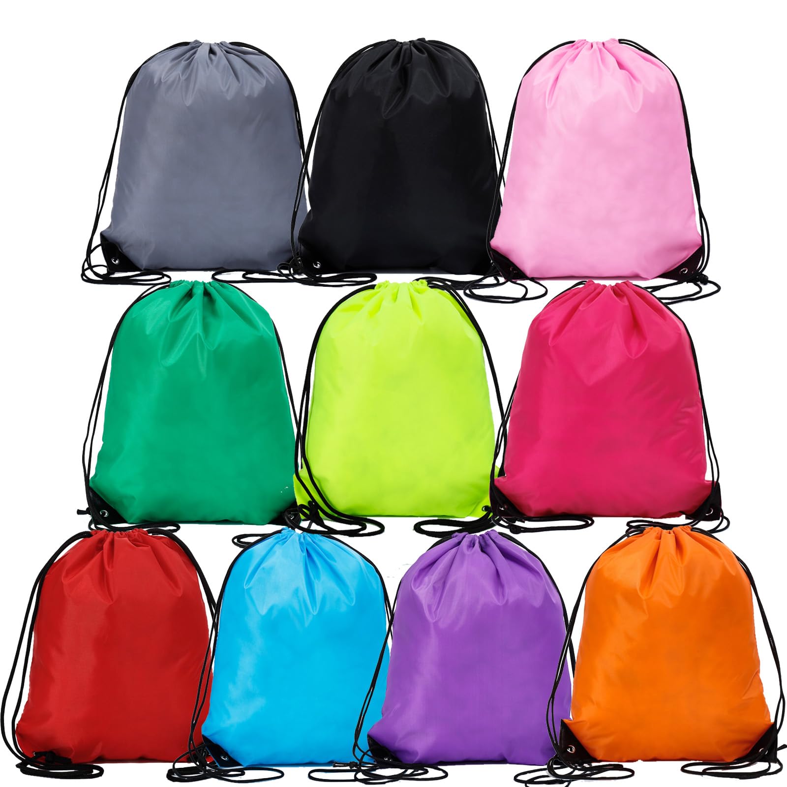 flintronic Mochila Deportiva Cuerdas, Gimnasio Mochila con cordón Bolsa, Bolsa Deporte, Saco Tela Cuerdas, Bolsa Gimnasio, Mochila de Cuerda, Unisex, para Deporte, Gimnasio