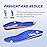 VALSOLE 250+ lbs Plantar Fasciitis High Arch Support Insole for Men Women,Heavy Duty Support Pain Relief Orthotics Insert,Relieve Flat Feet,High Arch,Foot Pain,Standing All Day Boot Work Shoe Insole