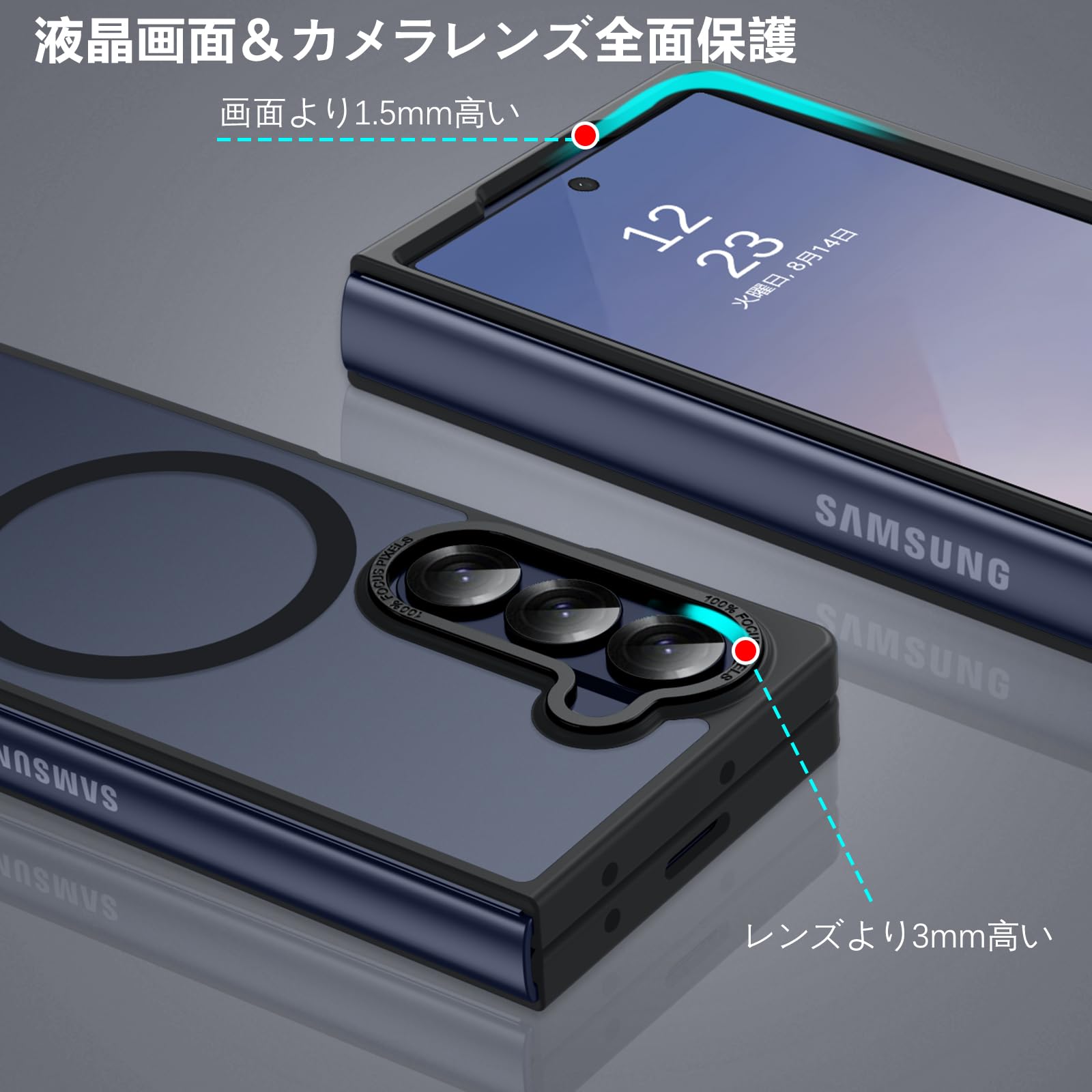 Amazon.co.jp: BENTOBEN Galaxy Z Fold6 ケース MagSafe対応 