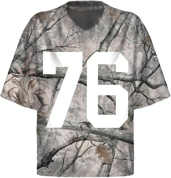 Jersey Camo Shirt for Women Leaf Print Short Sleeve Crewneck T-Shirts Summer Oversized Tee Shirts Streetwear Men