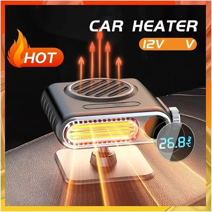 Calefactor Eléctrico Portátil 12V 120W Ventilador Calefacción miniatura 2