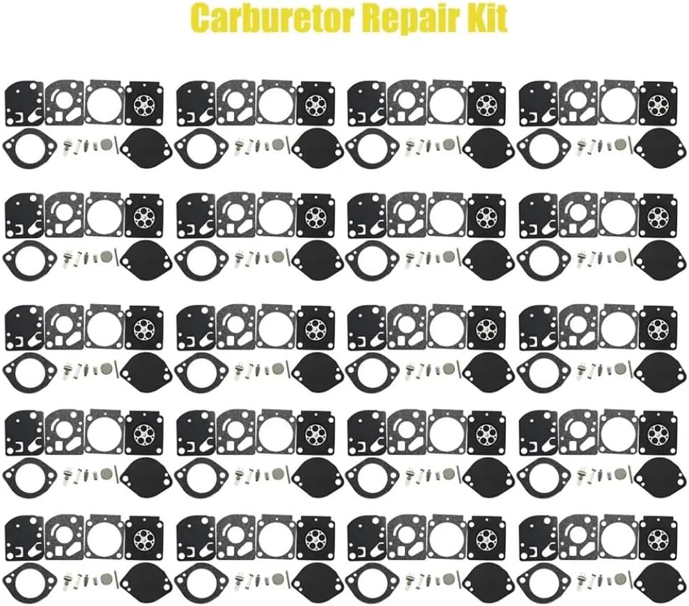 Carburetor Diaphragm Gasket Repair Kit 20pcs/lot Compatible With BR500 BR550 BR600 RB-114