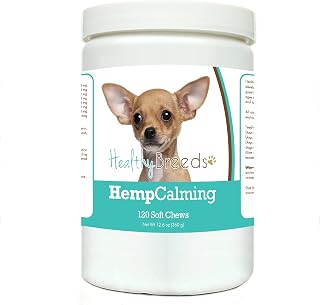 Healthy Breeds Chihuahua Hemp Calming Soft Chews for Dogs 120 Count