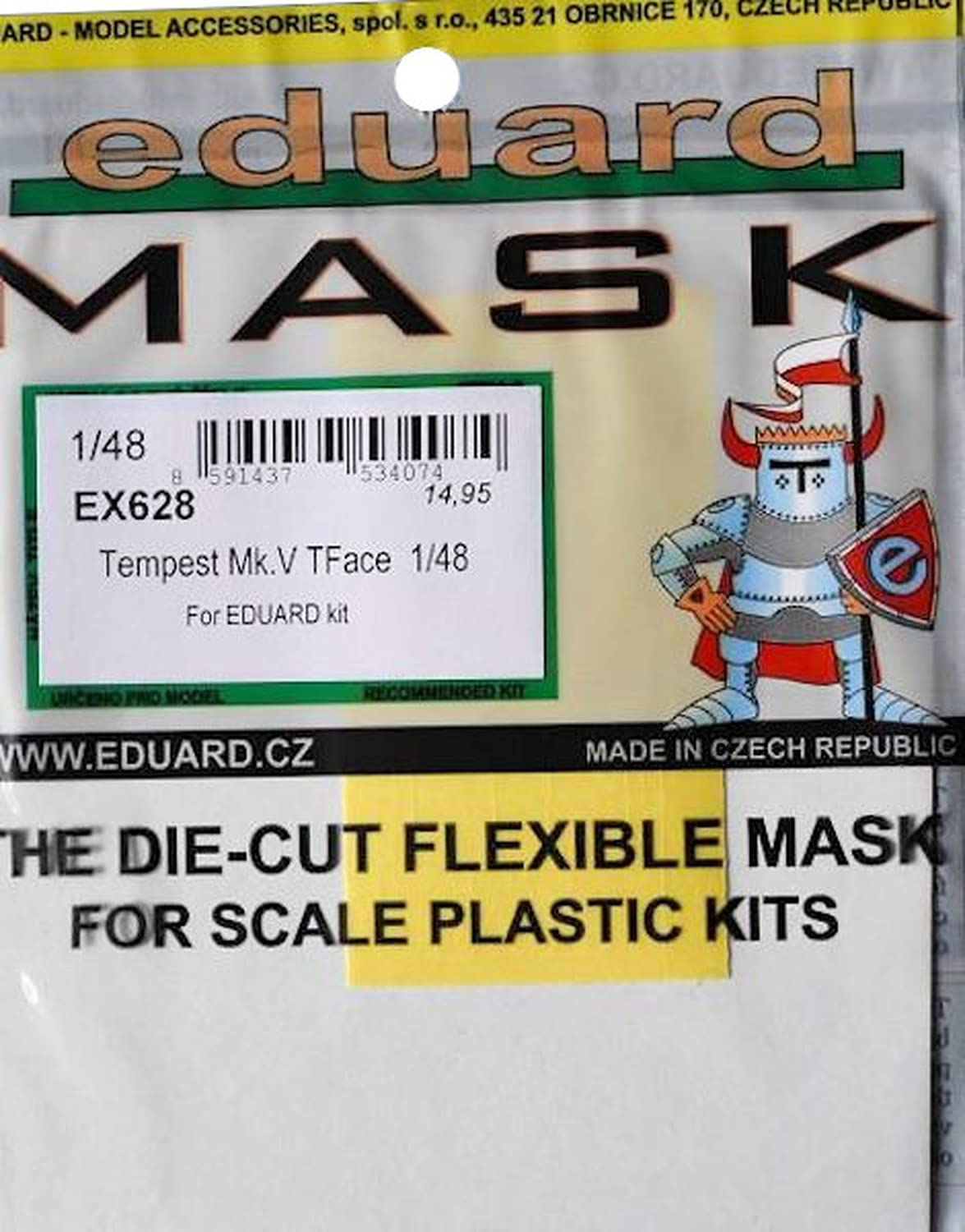 Eduard EX628 Hawker Tempest Mk.V Tface Paint Mask 1:48