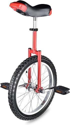 Miniatura 13 de AW 16/18/20/24 Inch Wheel Outdoor Unicycle Adjustable Seat Exercise Bicycle Fit Adults Kids Outdoor Sports Fitness Exercise, for Choice