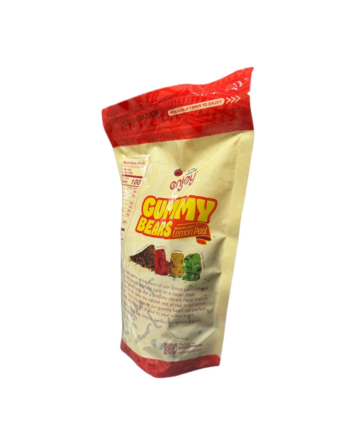 Gummy Bears Flavored With Lemon Peel, 42 ounce (2.625 lbs)