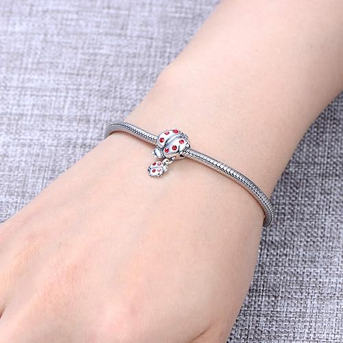 Miniatura 3 de Lovans Dijes de plata de ley 925 para pulseras y collares, pulseras para mujeres, regalos de cumpleaños y graduación con bolsa de regalo