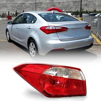 For 2014 2015 2016 Kia Forte Halogen Outer Tail Light Left Side