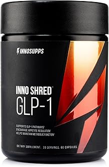 - Inno Supps Inno Shred™ GLP-1 | Thermogenic Support + Appetite Support + Energy* | Berberine + Chromium | 60 Capsules. 30 Servings.