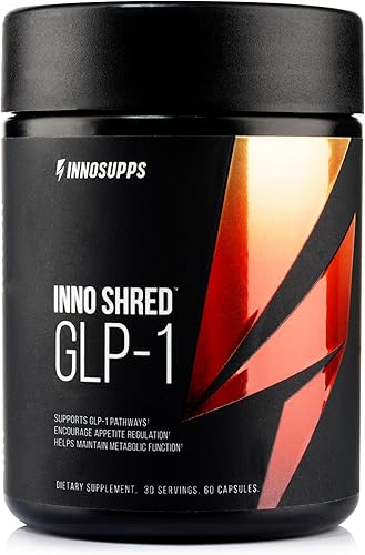Inno Supps Inno Shred GLP-1  Soporte Termogénico + Apoyo del Apetito + Energía*  Berberina + Cromo  60 Cápsulas. 30 porciones.