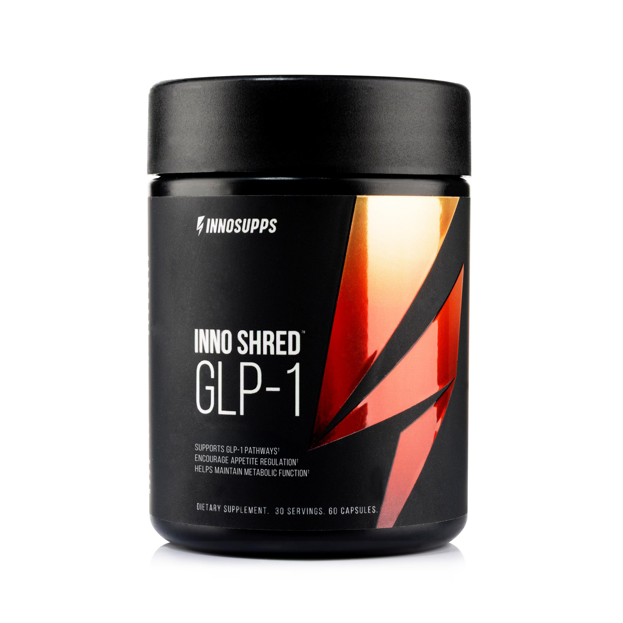 Inno Supps Inno Shred™ GLP-1 | Thermogenic Support + Appetite Support + Energy* | Berberine + Chromium | 60 Capsules. 30 Servings.