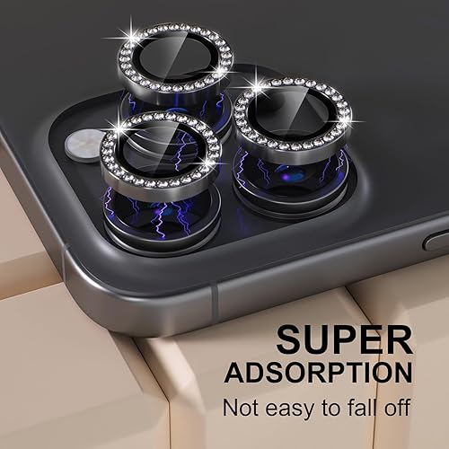 Miniatura 126 de Misea [3+1] Protector de lente de cámara para iPhone 14 Pro/iPhone 14 Pro Max, protector de pantalla de vidrio templado 9H, protector de pantalla