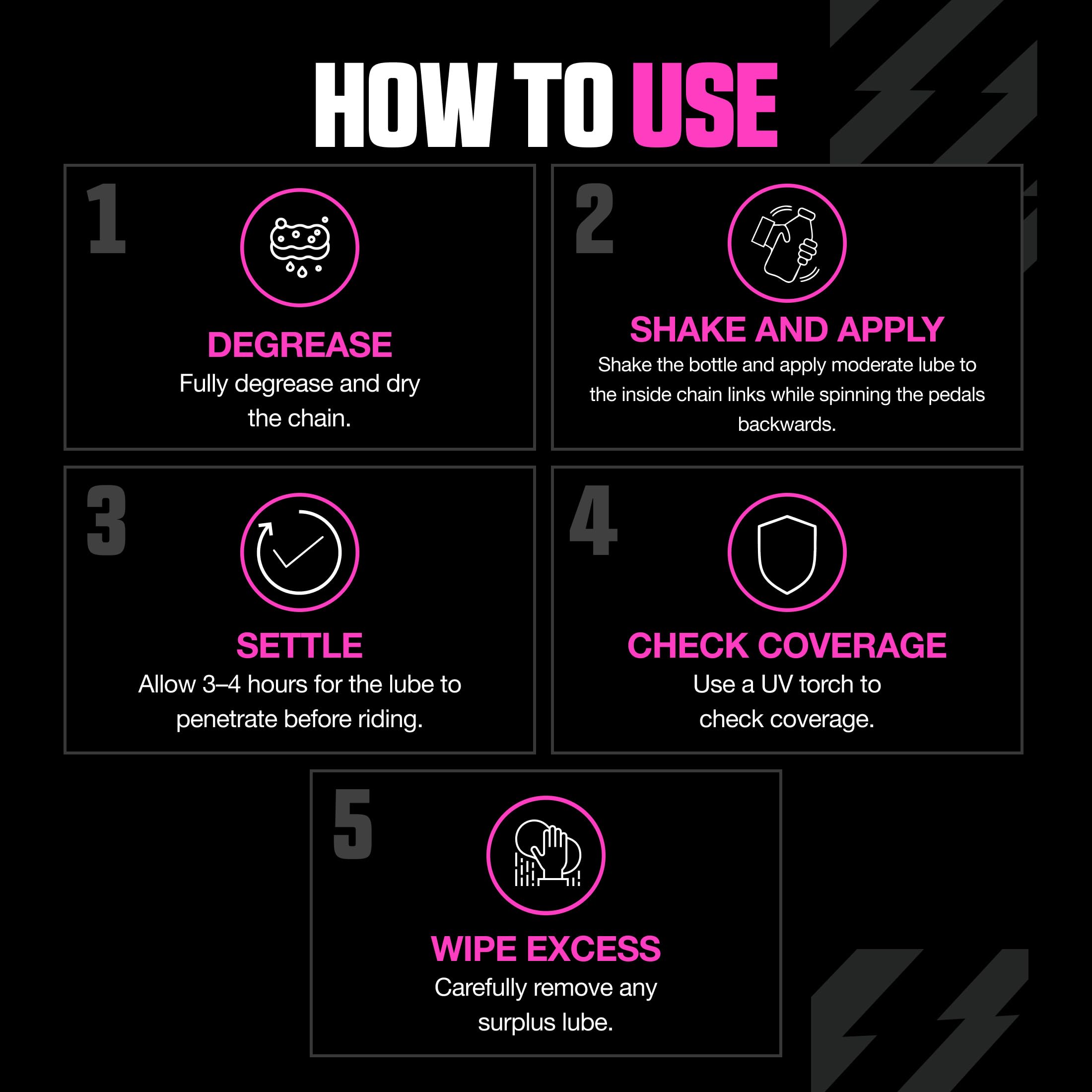 Muc-Off C3 Ceramic Dry Chain Lube Trocken Kettenöl Fahrrad, 50 ml - Premium Schmierfett Kettenfett, Kettenspray Fahrrad, Mit UV-Tracer-Farbstoff - Für Trockene und Staubige Bedingungen
