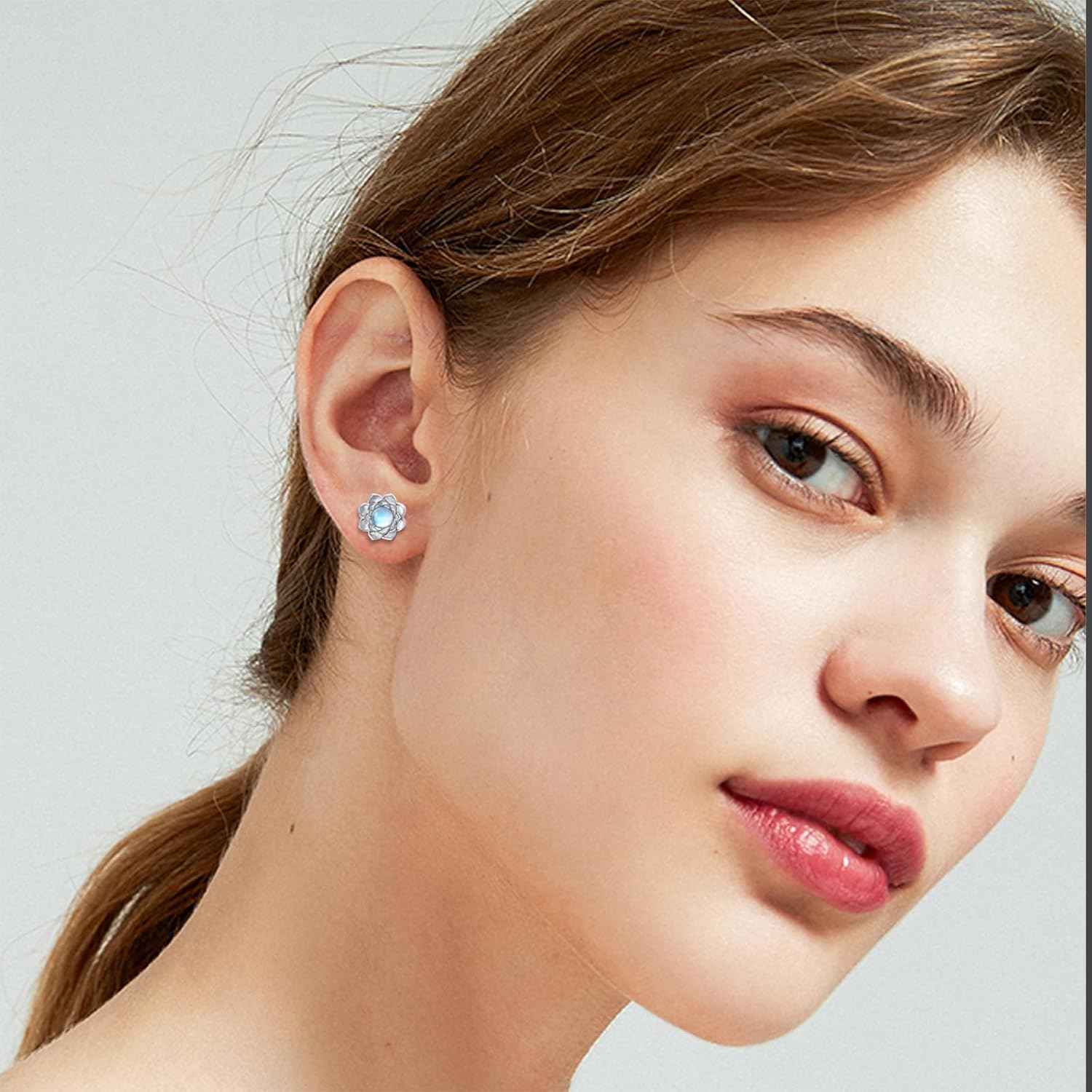 Butterfly/Cat/Dog/Sunflower/Lotus/Horseshoe/Pineapple/Cow/Infinity Heart 925 Sterling Silver Women Earrings Hypoallergenic Stud Earrings Jewelry for Women - Image 6