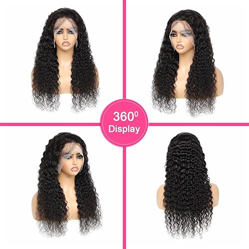 Miniatura 10 de Pelucas de cabello humano ondulado profundo de 24 pulgadas con encaje frontal de 13 x 6 pulgadas, predepiladas #427, pelucas de color degradado,