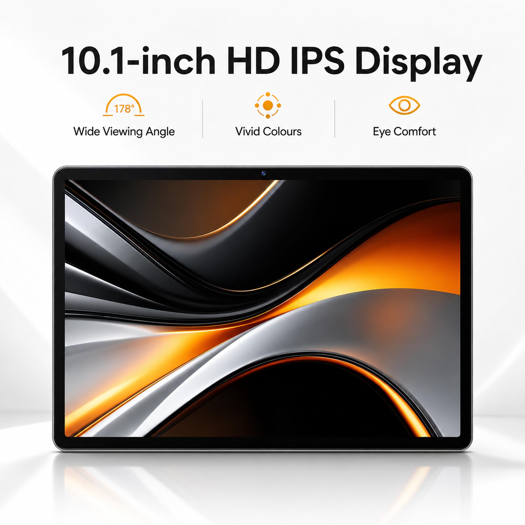 Tablet 10,1 Zoll Android 15 mit Tastatur und Maus, 16GB RAM 256GB ROM, 4G LTE, WLAN 6, Octa-Core, 8000mAh Akku, IPS HD Display, USB-C