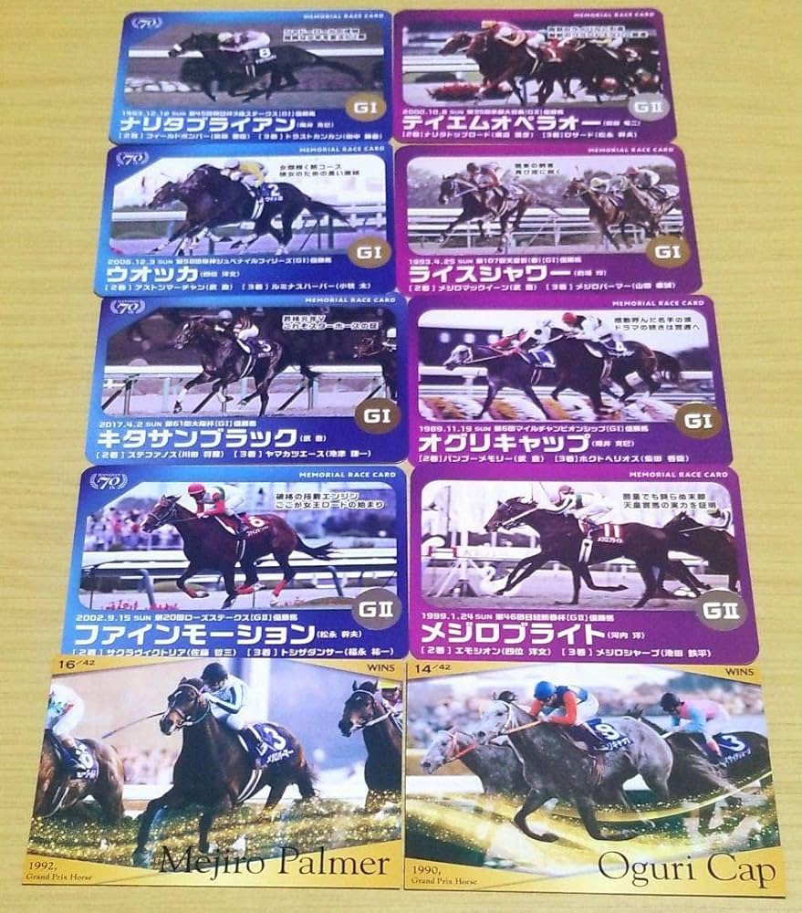 Amazon.co.jp: JRA ウマ娘登場 競走馬メモリアルレースカード