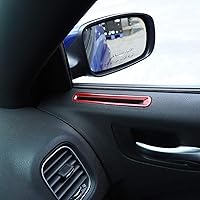 Vista 4 de Voodonala Aire acondicionado para puerta, salida de ventilación, salida de ventilación, embellecedor para Dodge Charger 2011-2025+, accesorios