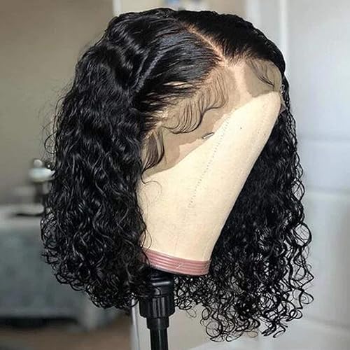 Miniatura 2 de 99j - Pelucas de cabello humano con encaje frontal de color burdeos premarcado cabello virgen brasileño Remy rizado con encaje frontal pelucas de