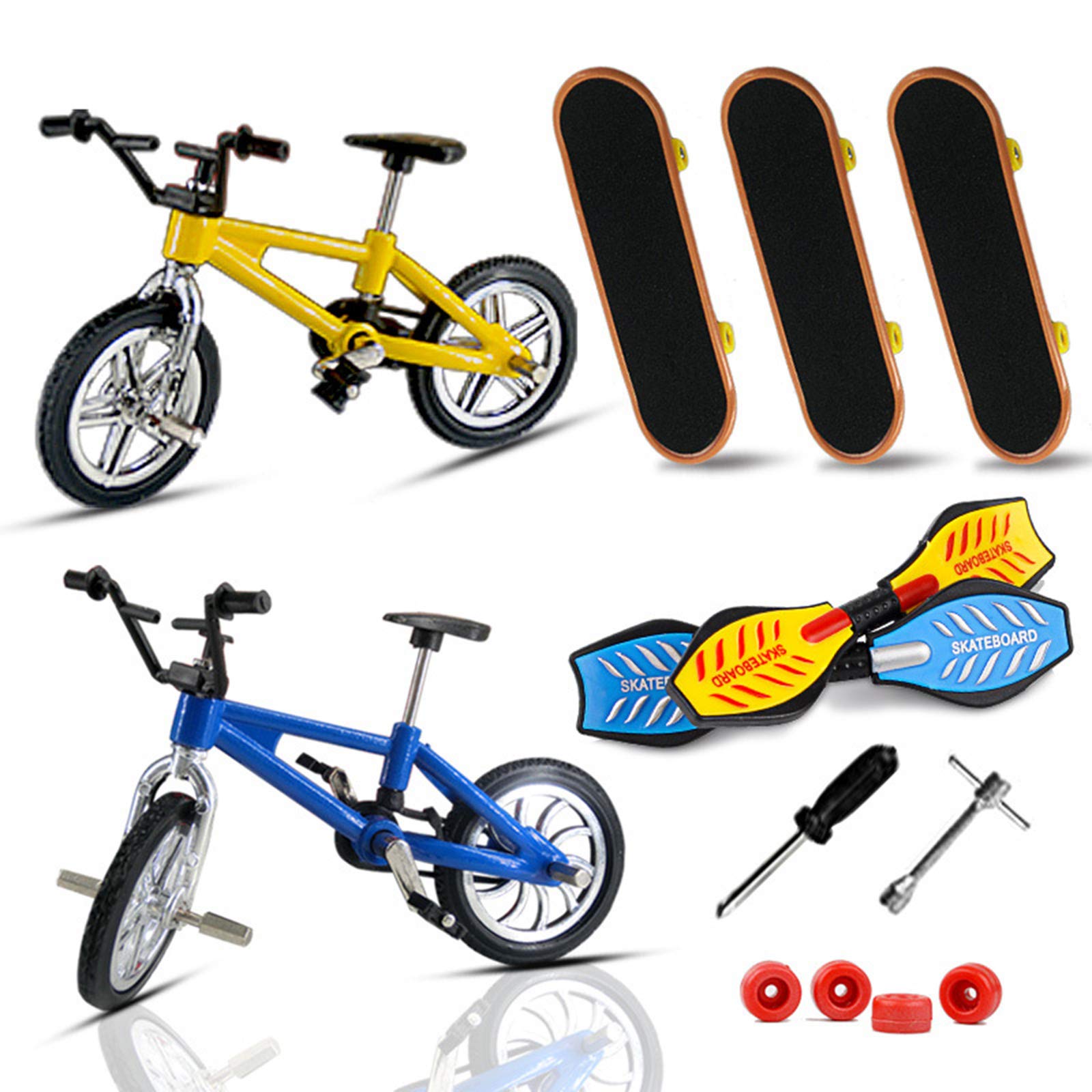 Buy Mini Finger Toys Set,Finger Skateboards,Finger Bikes Scooter,Mini