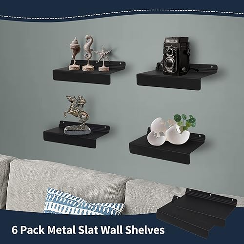 Miniatura 6 de OTVX Estantes de exhibición planos para colgar en la pared Slatwall Accesorios para tiendas de zapatos Exhibición minorista