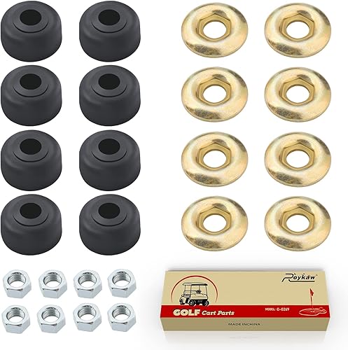 Roykaw Kits de bujes de choque para carrito de golf para modelos EZGO TXTMarathon 1989-Up y Club Car DSPrecedent 1982-Up, reemplaza al OEM # disponible en Yaxa Mexico