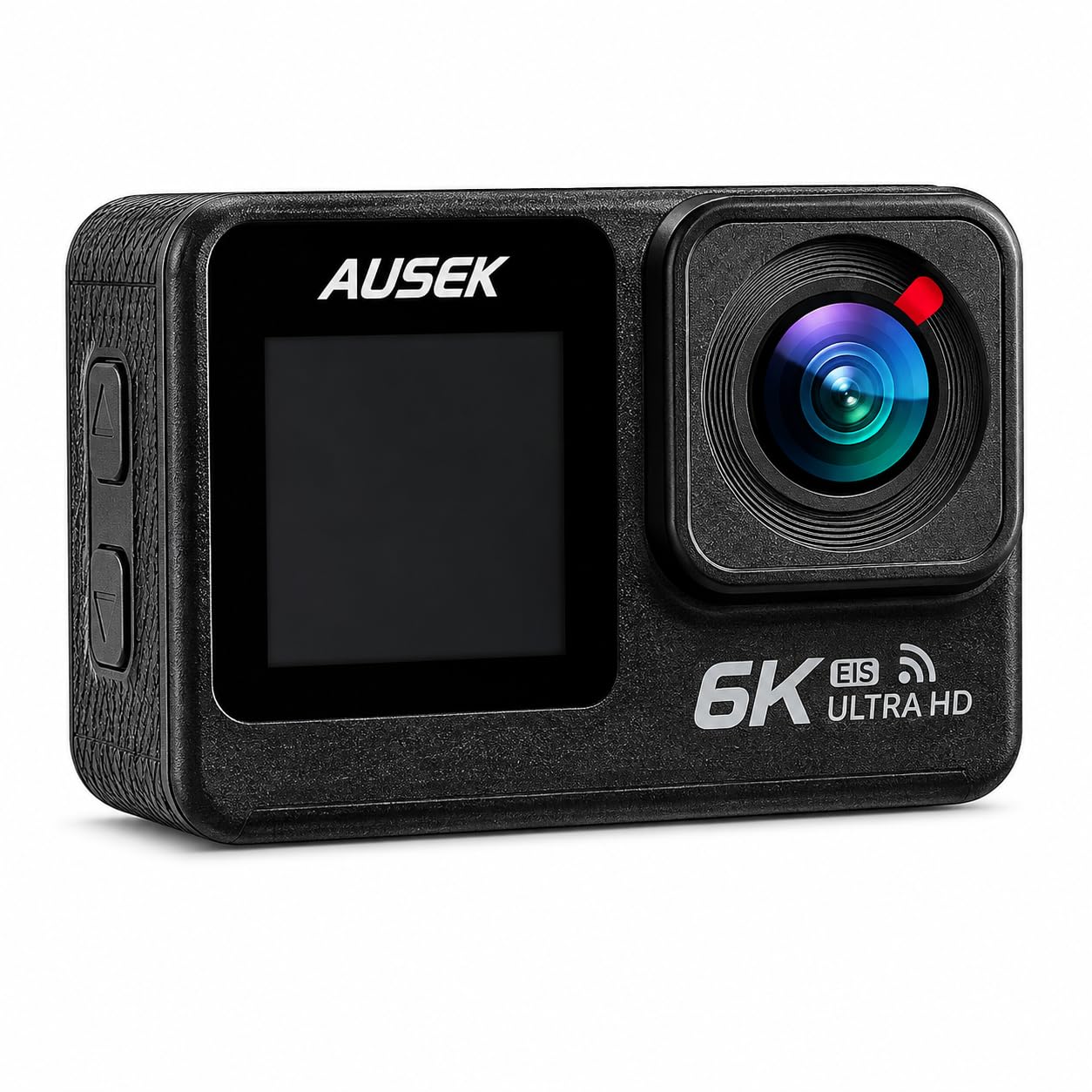 6k action camera with dual touch screens | 50mp ultra hd photo |170° wide angle lens | eis stabilization | waterproof 30m | wifi connectivity | remote | 256gb sd card support vlogging camera
