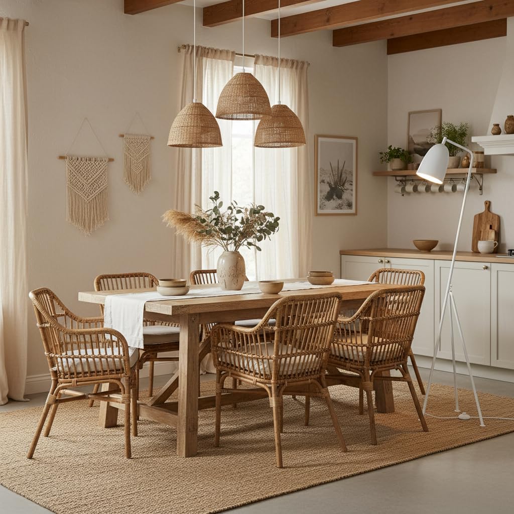 BARCELONA LED Lampa Podłogowa Shoppen Biała 160 cm, Lampa Trójnóg Vintage Mid Century, Regulowany Klosz E27, Styl Skandynawski Industrial Retro do Salonu Sypialni Biura