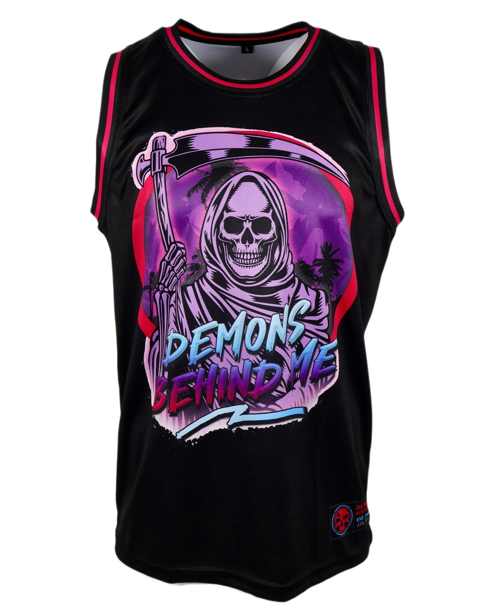 Demons Behind Me Reaper Jersey 2XL
