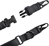Vista 3 de 550 Paracord Eslinga de Rifle de 2 Puntos con Almohadilla para el Hombro, Correa de Arma Ajustable de Dos Puntos