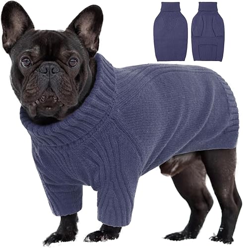 IECOii Suéter para perro, suéteres para perros medianos, niñas y niños, suéter de perrito de Navidad, sudadera para mascotas, ropa de punto para
