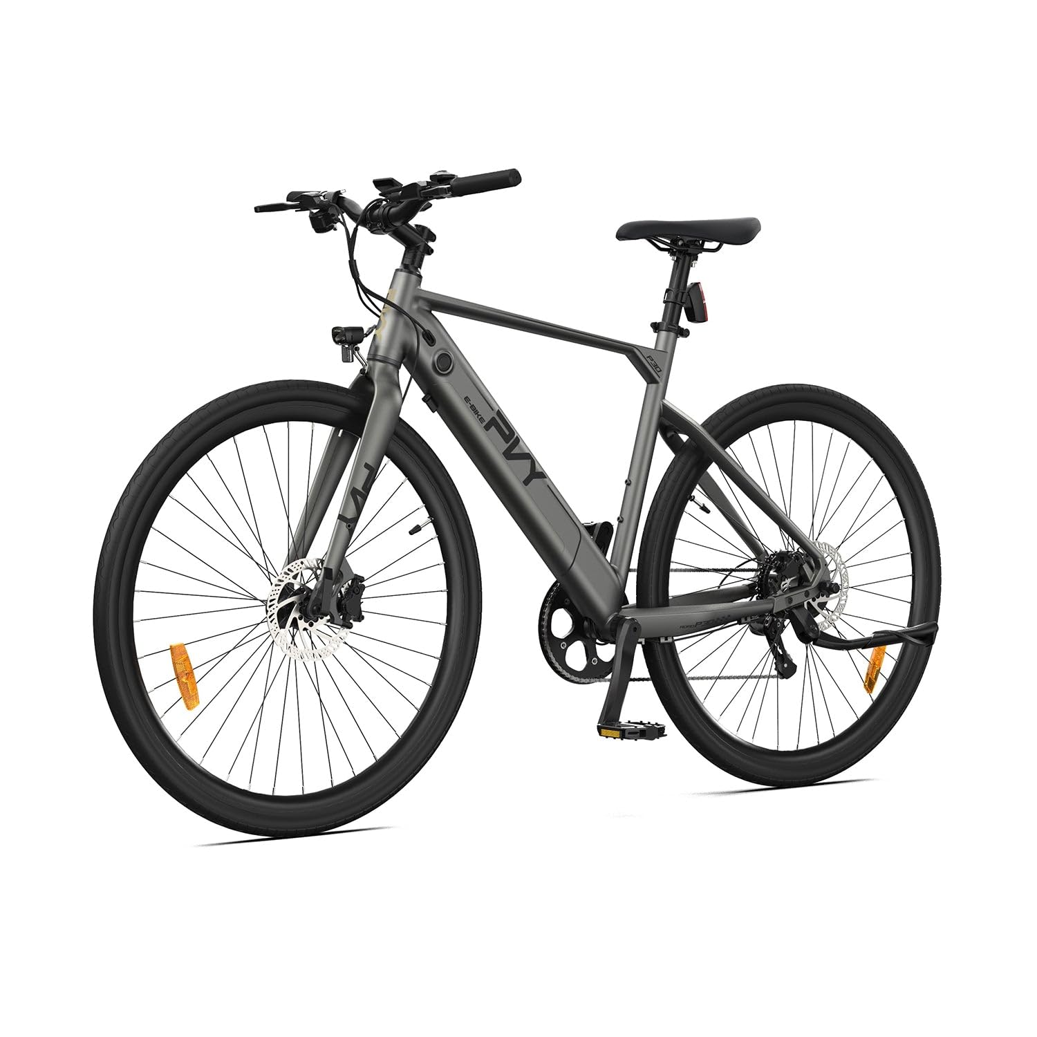 Vélo Electrique Ville, VAE 250W Légal, Batterie 36V 13.5Ah 100km Autonomie, Freins Hydrauliques, Transmission Shimano 9 Vitesses, Cadre Aluminium 19.5kg, Pneus 27.5 Pouces