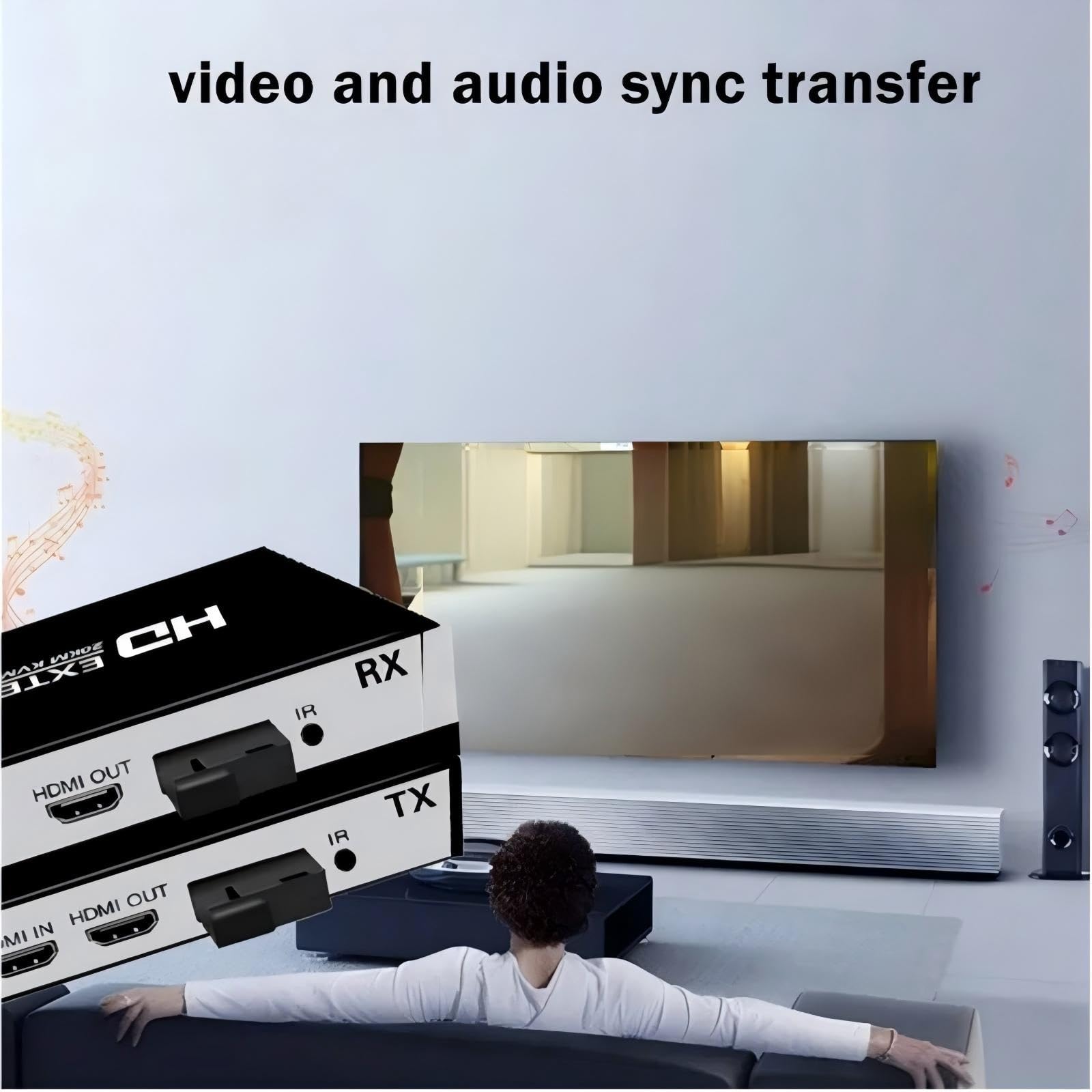 Trasmettitore e ricevitore da 20 chilometri Extender KVM USB fibra ottica Convertitori video