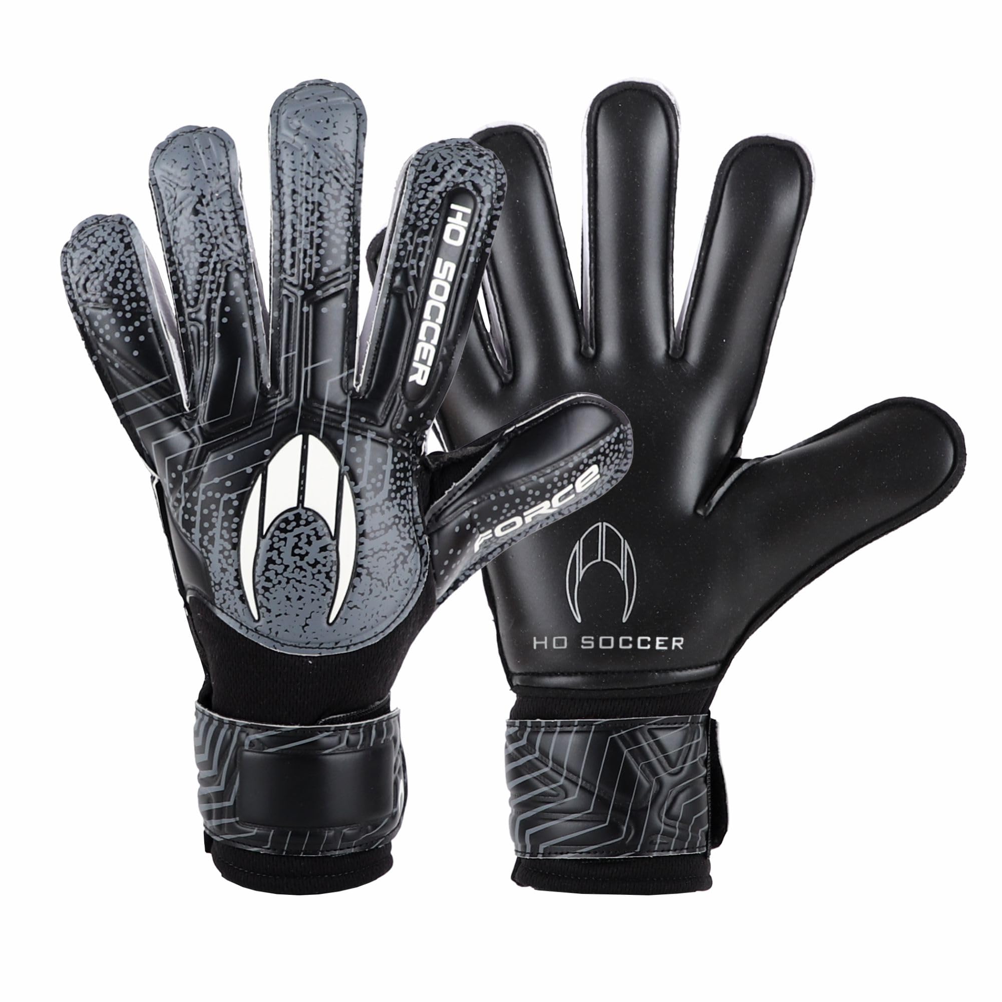 HO Soccer Force Black Guantes de Portero Niños