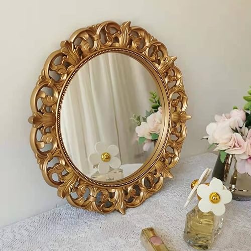 Hamphinee Sun Modeling Mirror Tray, Decorative Wall Mirror, Vintage Home
