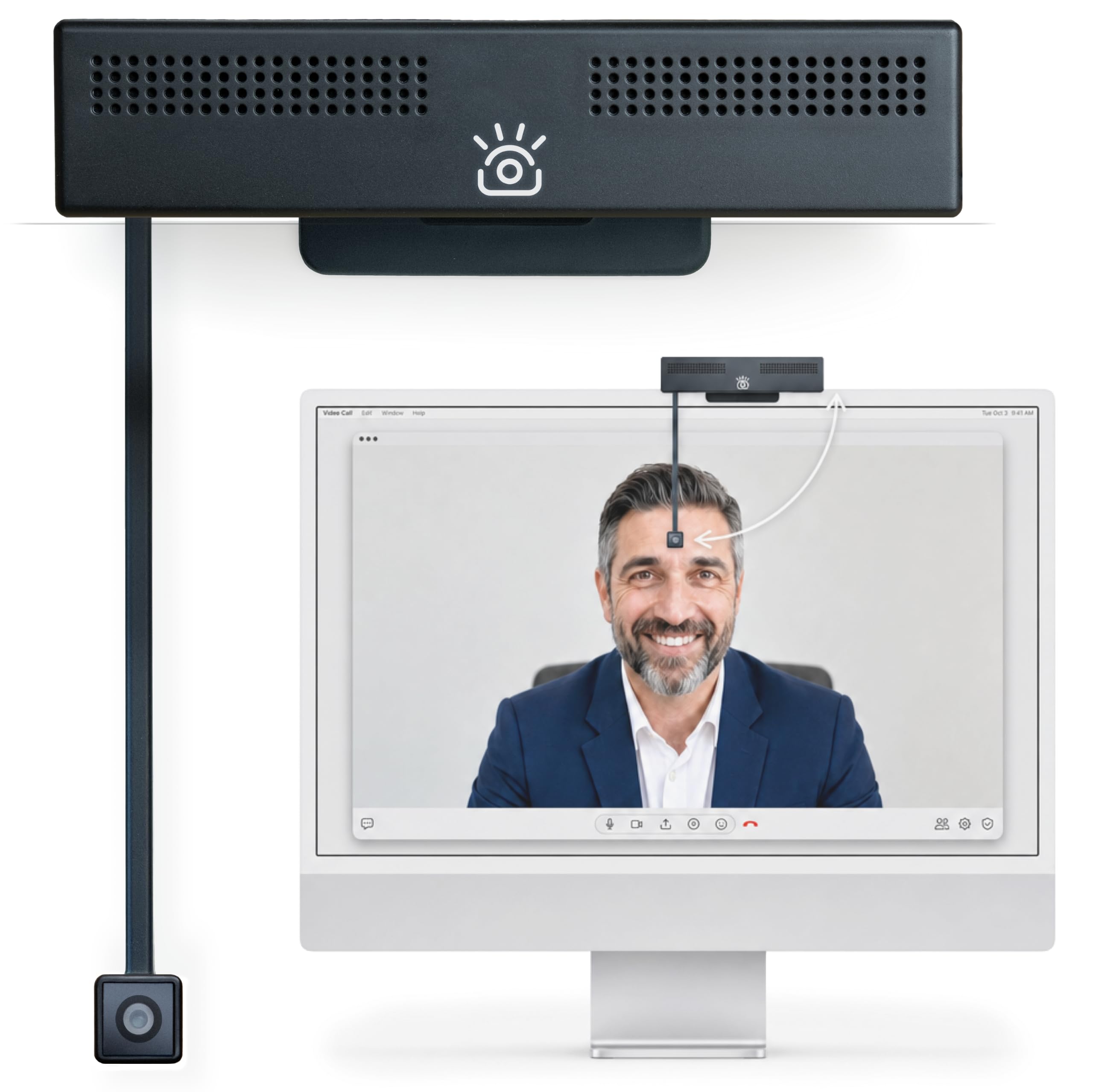 Pro 4K HD Webcam Eye Contact Camera