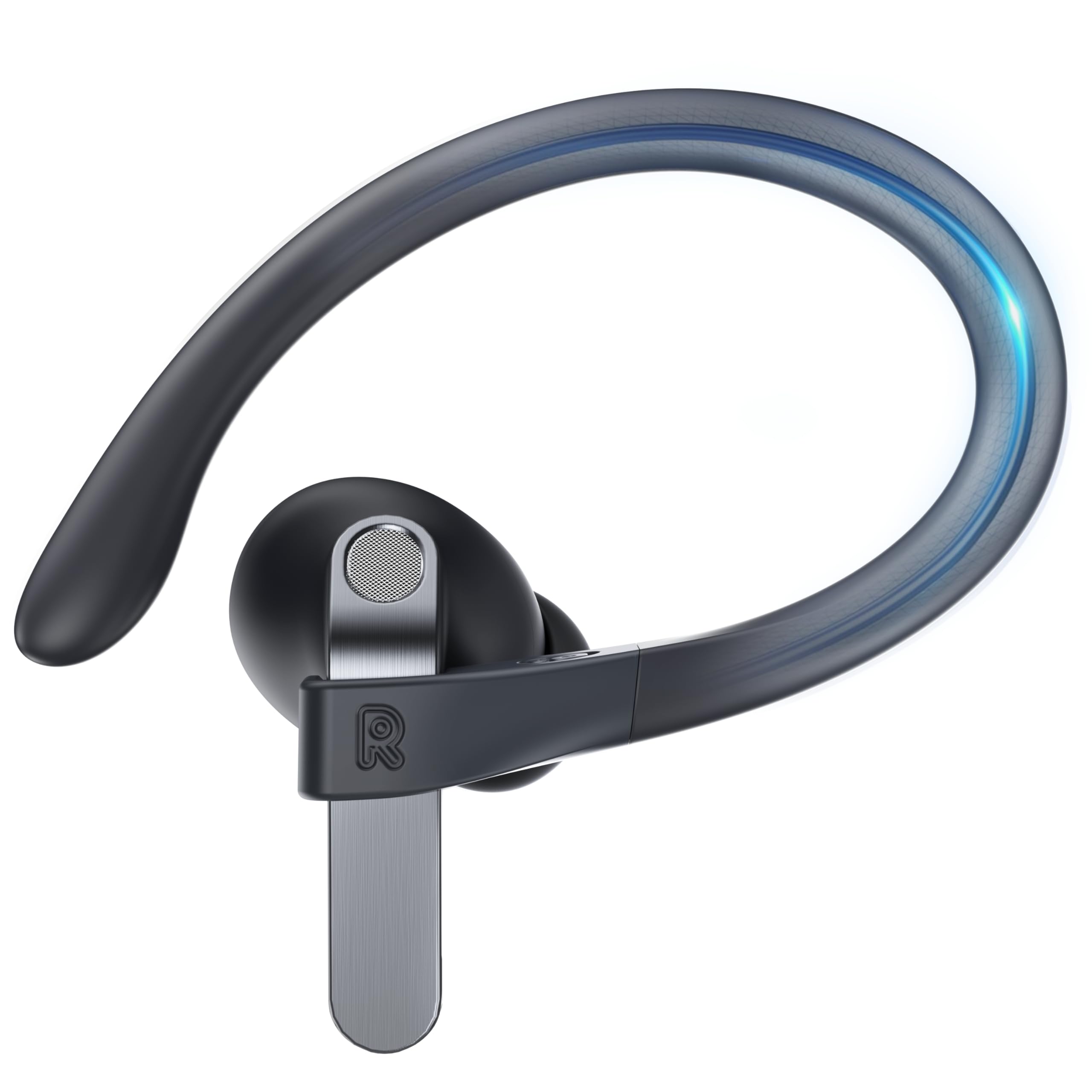 Gcioii Ganci per orecchie in lega di titanio memory per Samsung Galaxy Buds 4 Pro, Galaxy Buds 4 [aggiunto cordino anti-smarrimento], accessori sportivi antiscivolo, comodi da indossare, colore nero