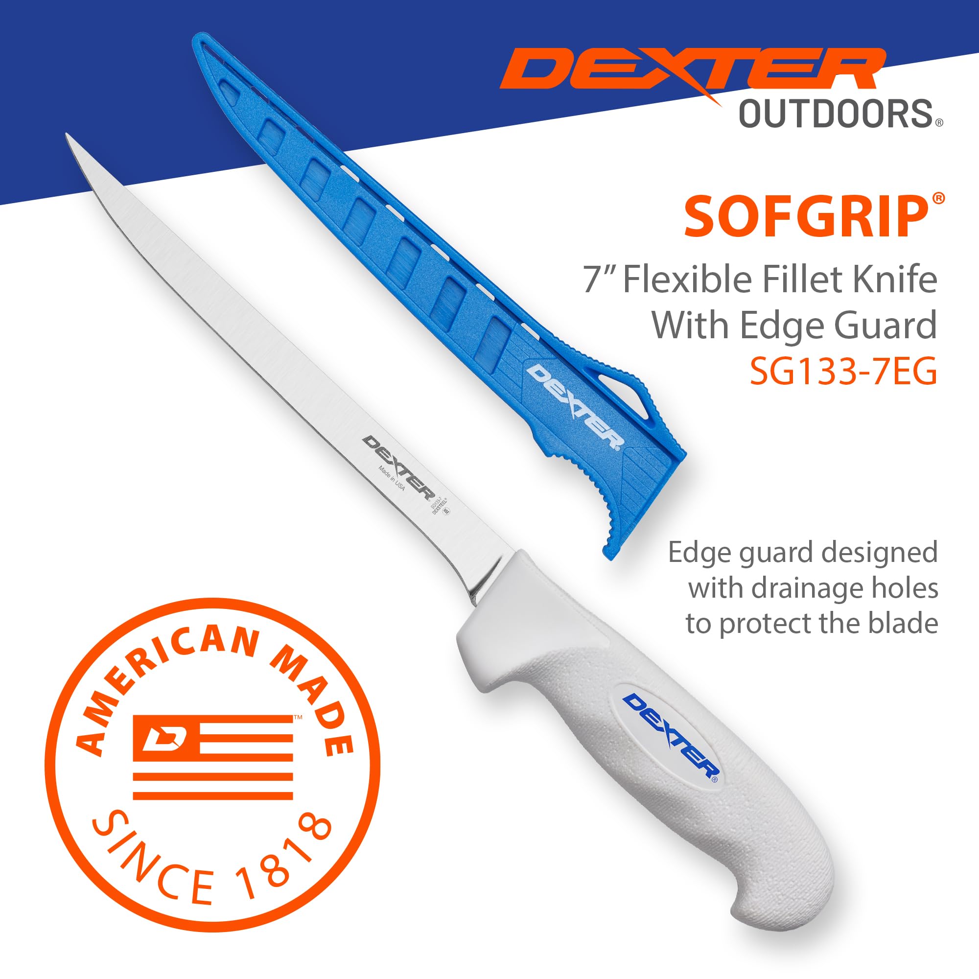 Dexter Outdoors SOFGRIP Filetmesser mit Kantenschutz