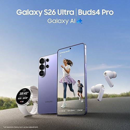 Samsung Galaxy S26 Ultra, Smartphone Android 5G avec Galaxy AI, 256 Go, Chargeur Secteur Rapide 25W Inclus, Smartphone déverrouillé, Violet, Version FR - 8