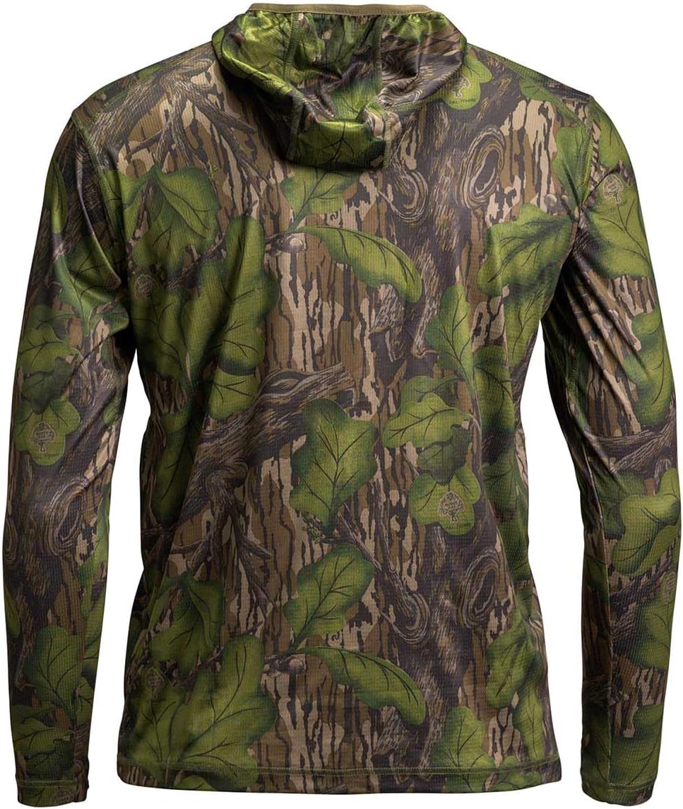 BLOCKER OUTDOORS Finisher Lightweight Performance Hoodie - Breathable Spring Turkey Hunting Hoodie with Facemask