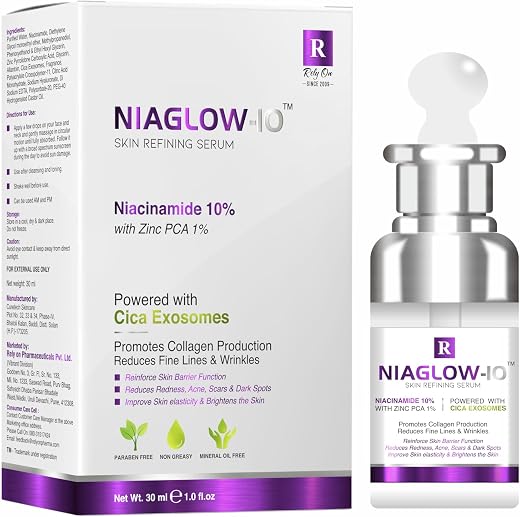 NIAGLOW-IO SKIN REFINING SERUM | POWERED WITH CICA EXOSOME (1, 30 ml)